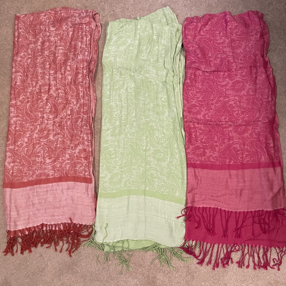Set of 3 Woman Fall/Winter Scarves